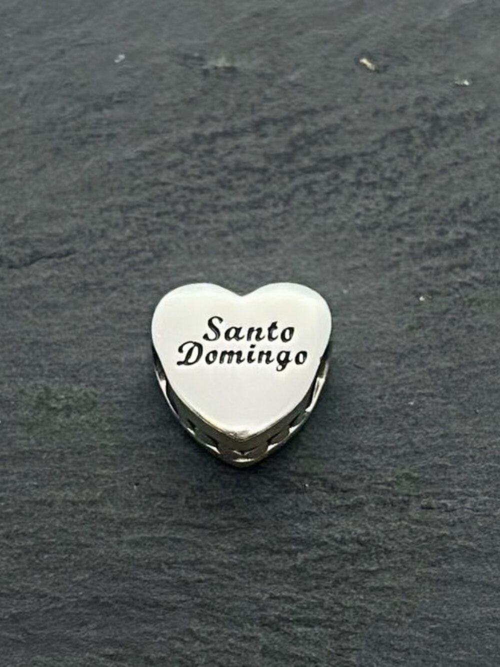 Pandora Santo Domingo Exclusive Heart Charm Sterling Silver Jewelry